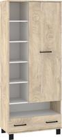 Vitrina Meblocross 1D1SP, šviesiai ruda