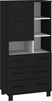 Vitrina Meblocross 1D3SP, juoda