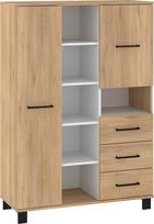 Vitrina Meblocross 2D3SP, ruda