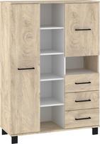 Vitrina Meblocross 2D3SP, šviesiai ruda