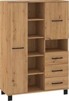 Vitrina Meblocross 2D3SP, ruda