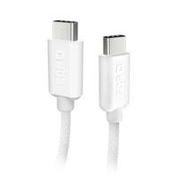 Fabric cable with USB-C USB-C 1.5m 60W Gray