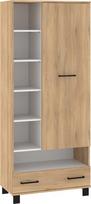 Vitrina Meblocross 1D1SP, ruda