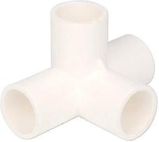 4 krypčių vidinio skersmens 20 mm Pvc montavimo įtaisai, skirti statyti sunkiasvorių šiltnamių rėmų baldų jungtis10 vnt.