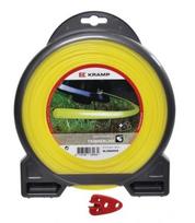 Žoliapjovės valas Ø 2,4 mm 88 m apvalus geltonas Kramp