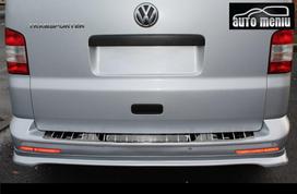 Volkswagen Transporter T6 2015→  BUFERIO JUODA CHROMUOTA APSAUGA