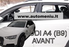 AUDI A4  (B9) 5 durų 2016 → (+OT) AVANT/ALLROAD Langų vėjo deflektoriai keturioms durims