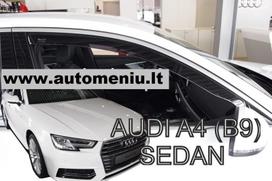 AUDI A4  (B9) 4/5 durų 2016 → SEDANAS/AVANTAS/ALLROAD  Langų vėjo deflektoriai priekinėms durims