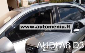AUDI A8 (D3) 4d 2003 → 2010 (+OT) Langų vėjo deflektoriai keturioms durims