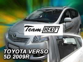 TOYOTA VERSO 5 durų 2009 → (+OT) Langų vėjo deflektoriai keturioms durims