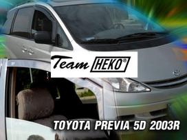 TOYOTA PREVIA 5 durų 2000 → 2005  Langų vėjo deflektoriai priekinėms durims