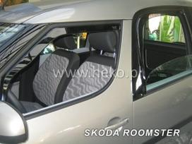 SKODA ROOMSTER 5 durų 2006 → 2015 Langų vėjo deflektoriai priekinėms durims