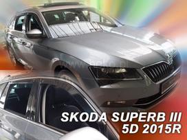 SKODA SUPERB III 5 durų 2015 → 2023 (+OT) Karavanas Langų vėjo deflektoriai keturioms durims