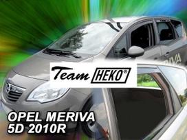 OPEL MERIVA B 5 durų 2010 → (+OT) Langų vėjo deflektoriai keturioms durims