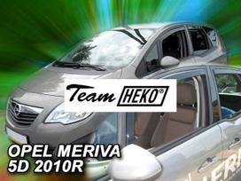 OPEL MERIVA B 5 durų 2010 →  Langų vėjo deflektoriai priekinėms durims