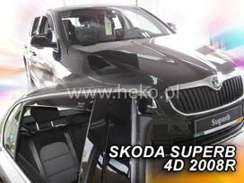 SKODA SUPERB II 4 durų 2008 → 2015 (+OT) Sedanas Langų vėjo deflektoriai keturioms durims