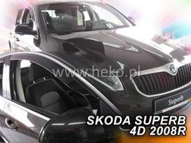 SKODA SUPERB 4/5 durų 2008 → 2015 SEDANAS/Karavanas Langų vėjo deflektoriai priekinėms durims