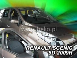 RENAULT SCENIC III 5 durų 2009 → 2016  Langų vėjo deflektoriai priekinėms durims