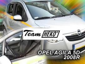 OPEL AGILA 5 durų  2008 → 2014 (+OT) Langų vėjo deflektoriai keturioms durims