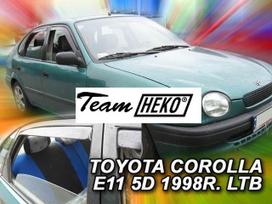 TOYOTA COROLLA E11 5 durų 1997 → 2001 HTB(+OT) Langų vėjo deflektoriai keturioms durims