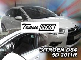 CITROEN DS4 5 durų 2011 → 2015 Langų vėjo deflektoriai priekinėms durims