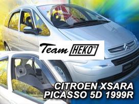 CITROEN XSARA PICASSO 5 durų 1999 → 2012 Langų vėjo deflektoriai priekinėms durims