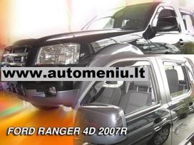 FORD RANGER II 4 durų  2007 → 2011 Langų vėjo deflektoriai keturioms durims