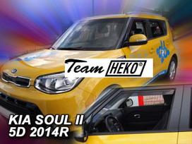 KIA SOUL II 5 durų 2014  → 2019 Langų vėjo deflektoriai priekinėms durims