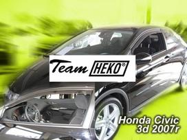HONDA CIVIC  3 durų 2007 → 2012 Vėjo langų deflektoriai priekinėms durims