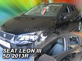 SEAT LEON III 5 durų 2013 → 2020 (+OT) Langų vėjo deflektoriai keturioms durims