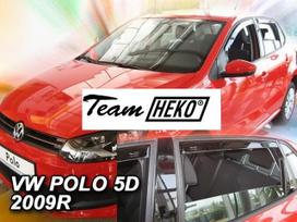 VOLKSWAGEN POLO 5 durų  2009 → 2017 (+OT) Langų vėjo deflektoriai keturioms durims