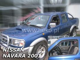 NISSAN NAVARA 2/4 durų 2001 → 2005 Langų vėjo deflektoriai priekinėms durims