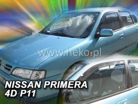 NISSAN PRIMERA P 11 4/5 durų 1996 → 2002 Langų vėjo deflektoriai priekinėms durims