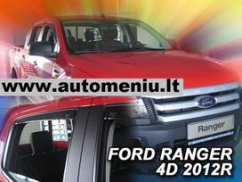 FORD RANGER III 4 durų 2012 → 2023 (+OT) Langų vėjo deflektoriai keturioms durims