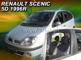 RENAULT SCENIC 5 durų 1996 → 2003  Langų vėjo deflektoriai priekinėms durims
