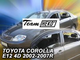 TOYOTA COROLLA E12 4 durų 2002 →  2007 (+OT)  Sedanas Langų vėjo deflektoriai keturioms durims