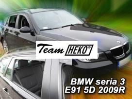 BMW 3 E91 5 durų 2005  → 2012  (+OT) Karavanas Langų vėjo deflektoriai keturioms durims