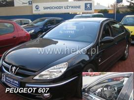 PEUGEOT 607 1999 → 2010  4 durų Langų vėjo deflektoriai priekinėms durims