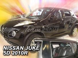 NISSAN JUKE 5 durų 2010 → 2019 (+OT) Langų vėjo deflektoriai keturioms durims