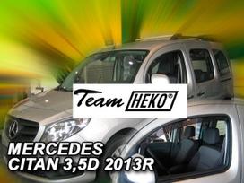 MERCEDES CITAN W 415 3/5 durų 2012 → 2021 Langų vėjo deflektoriai priekinėms durims