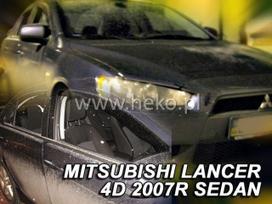MITSUBISHI LANCER 4 durų 2007 → 2016 Langų vėjo deflektoriai priekinėms durims