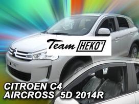 CITROEN C4 AIRCROSS 5 durų 2012 → 2017 Langų vėjo deflektoriai priekinėms durims