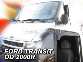 FORD TRANSIT 2 durų 2000 → 2013 (OPK)  trumpi Langų vėjo deflektoriai priekinėms durims