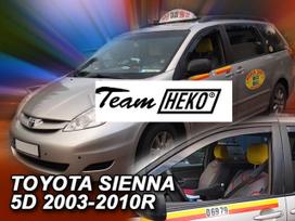 TOYOTA SIENNA 5 durų 2003 → 2010  Langų vėjo deflektoriai priekinėms durims