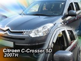 PEUGEOT 4007 5 durų 2007→ 2012 Langų vėjo deflektoriai priekinėms durims
