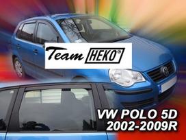 VOLKSWAGEN POLO 5 durų 2002 → 2009 (+OT) Langų vėjo deflektoriai keturioms durims