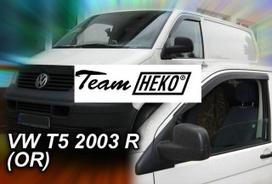 VOLKSWAGEN T5 2 durų  2003 → (OR) Klijuojami  Langų vėjo deflektoriai priekinėms durims