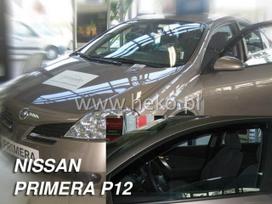 NISSAN PRIMERA P 12 5 durų 2002 → 2008 Langų vėjo deflektoriai priekinėms durims