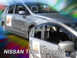 NISSAN TIIDA 4 durų 2007 → 2012 (+OT) Sedanas Langų vėjo deflektoriai keturioms durims