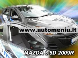 MAZDA 3 4/5 durų 2008 → 2014 Langų vėjo deflektoriai priekinėms durims